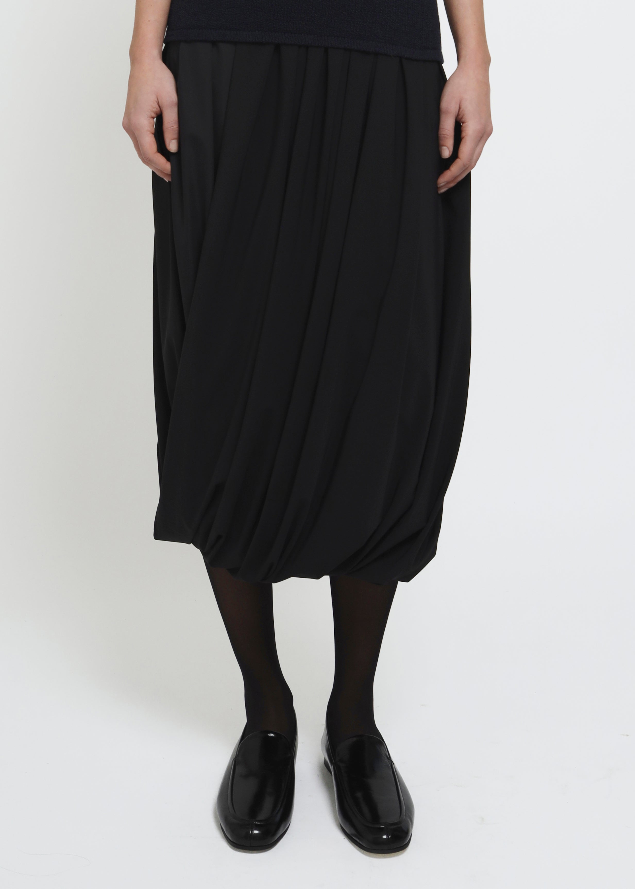 Balloon skirt, Black
