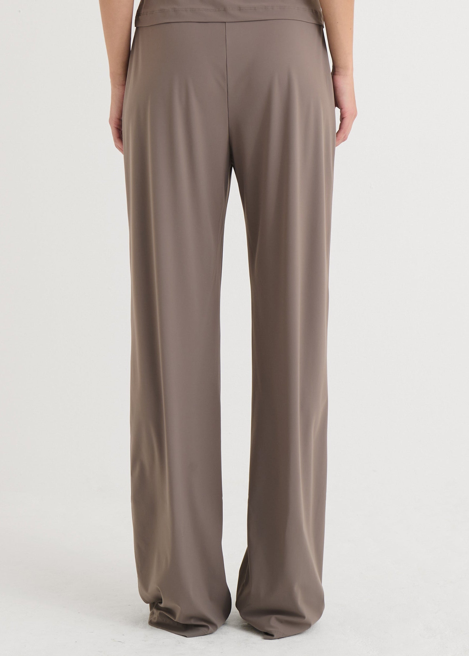 Wide fit pants, Taupe