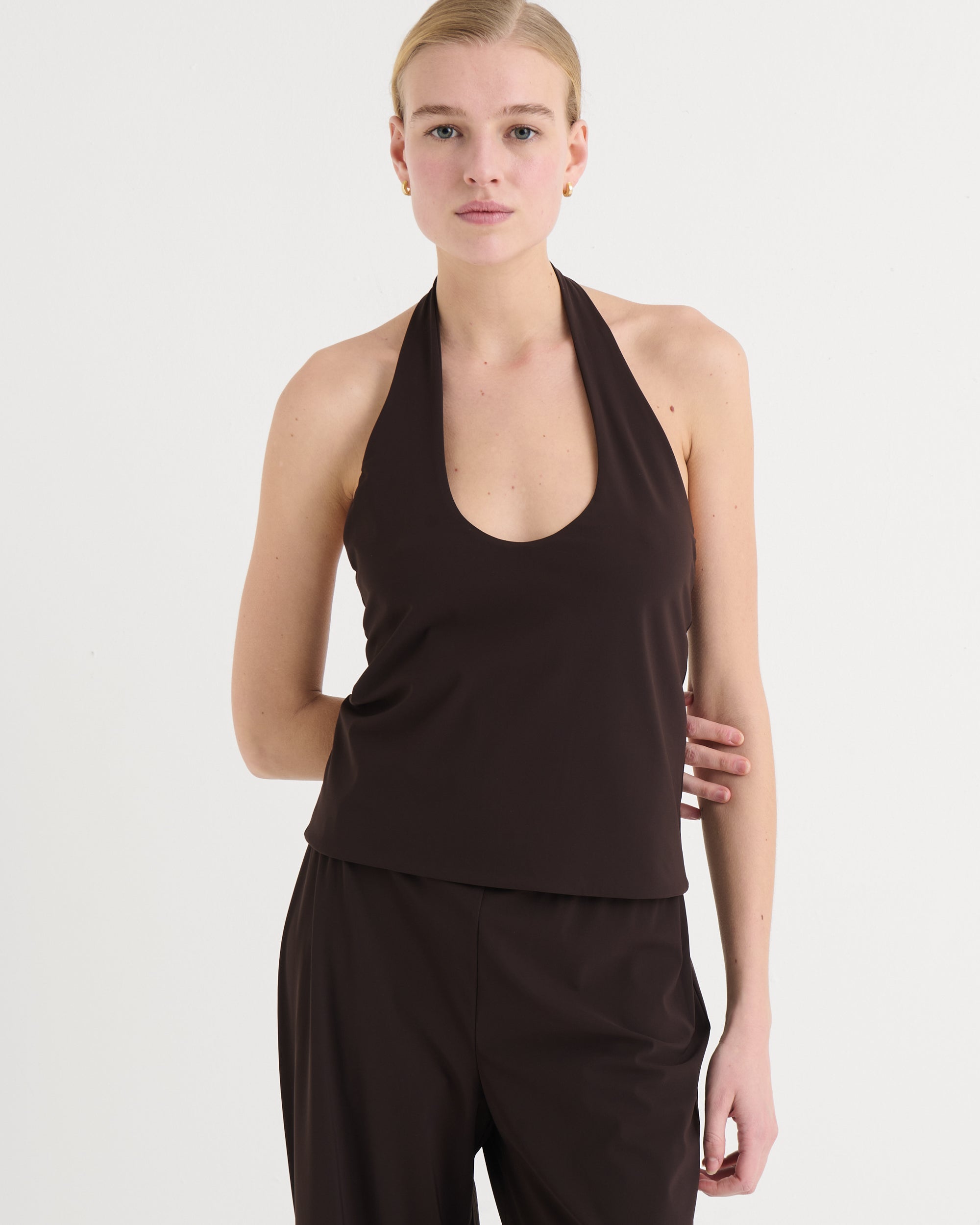 Halter top, Cocoa