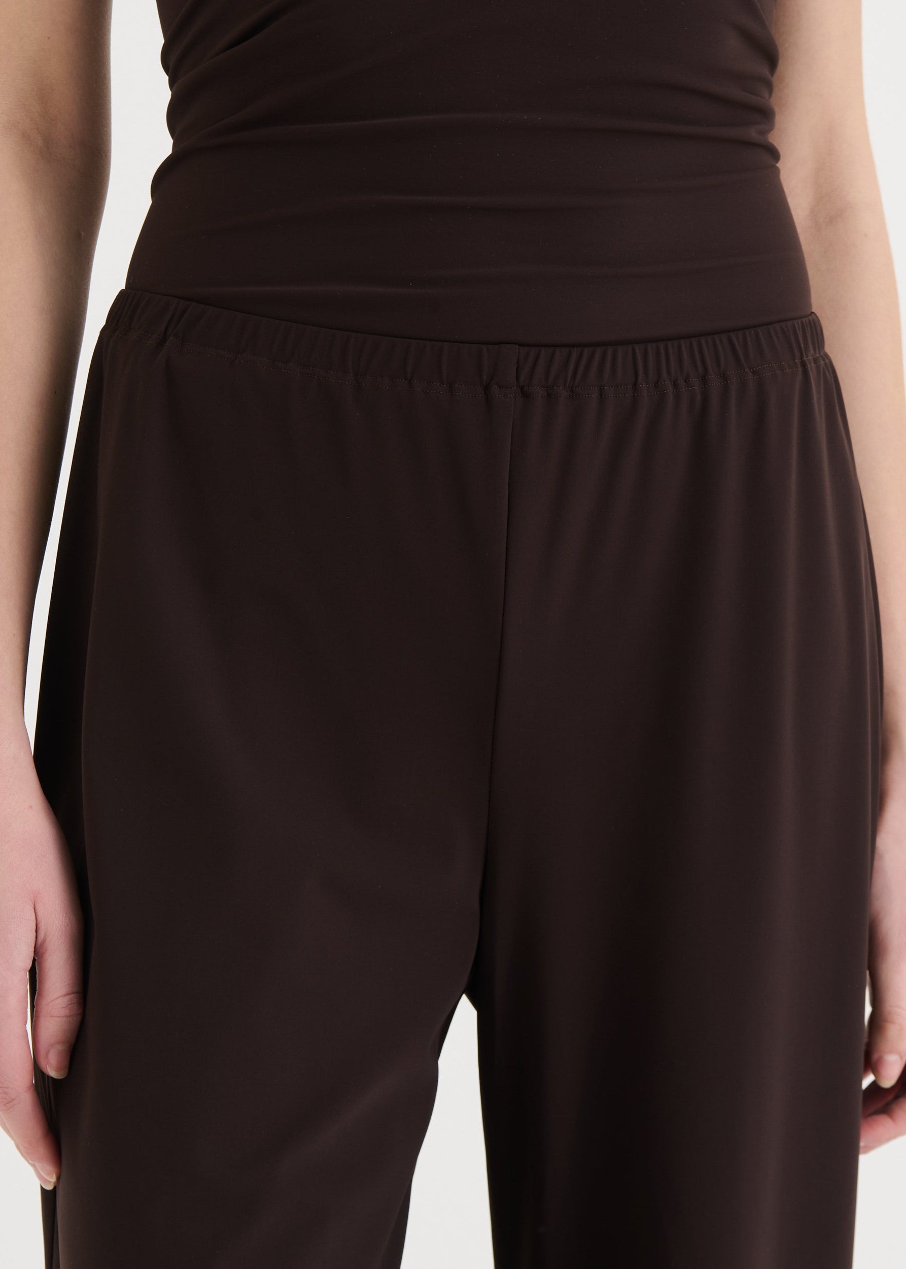 Wide fit pants, Cocoa