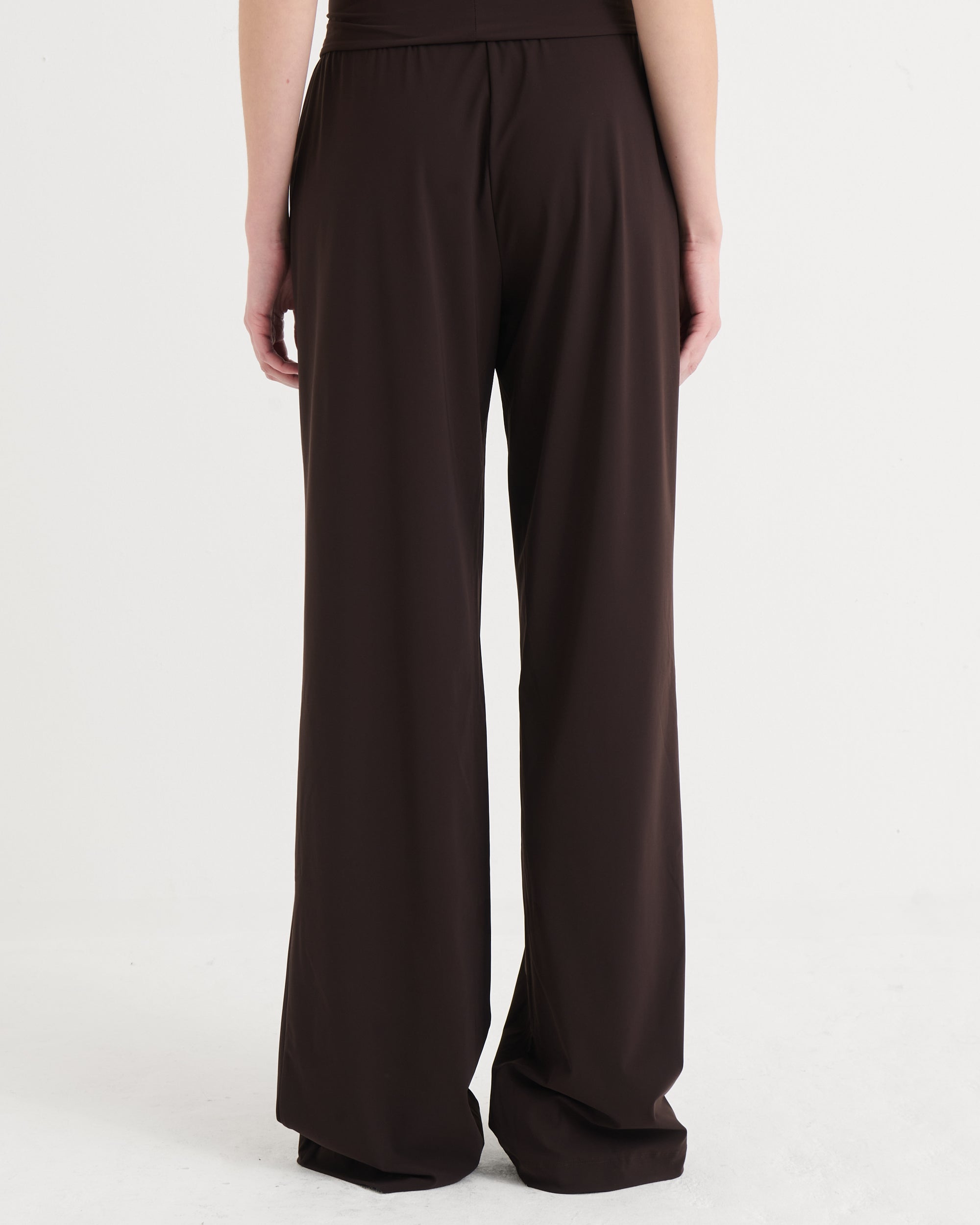 Wide fit pants, Cocoa