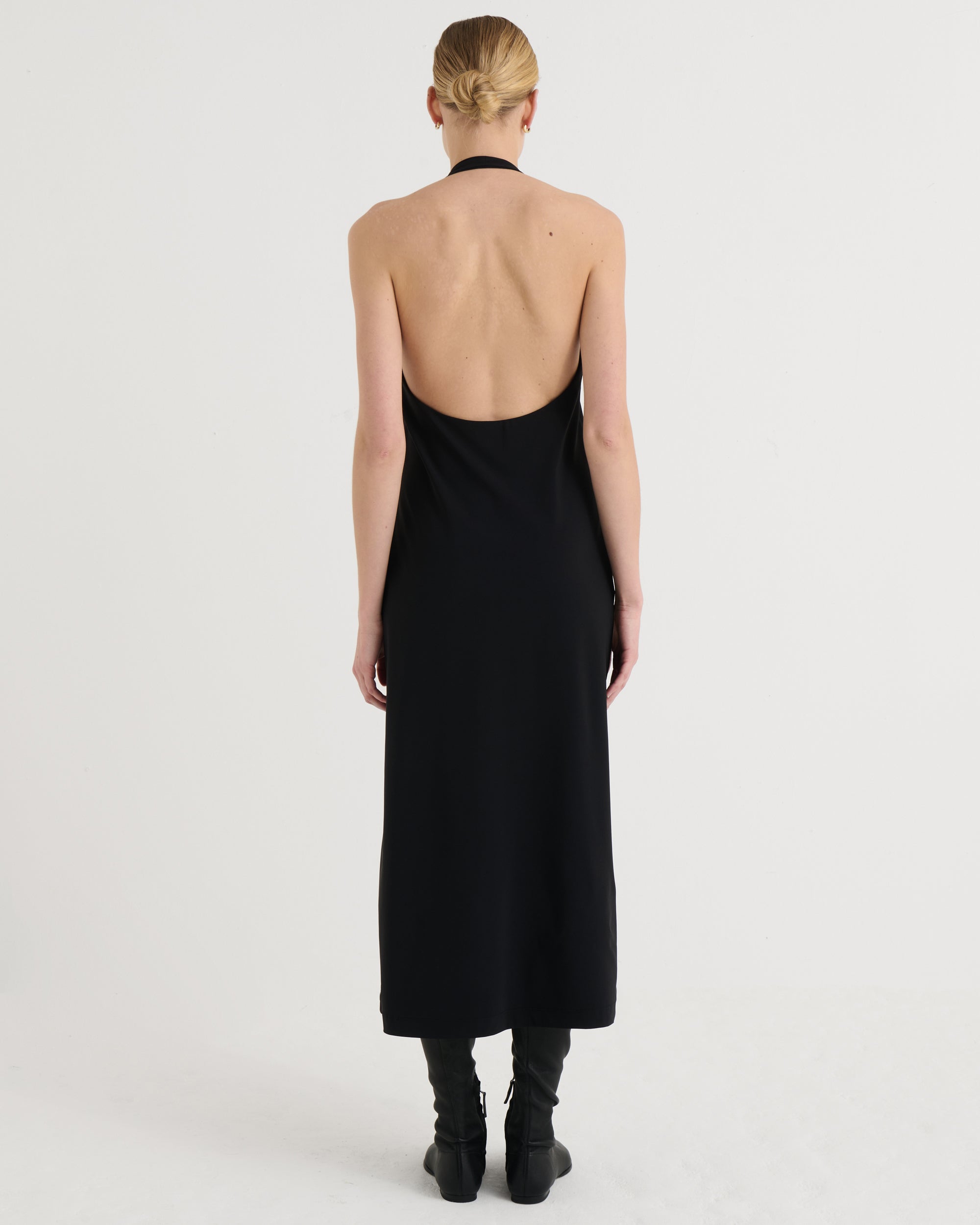 Halter dress, Black