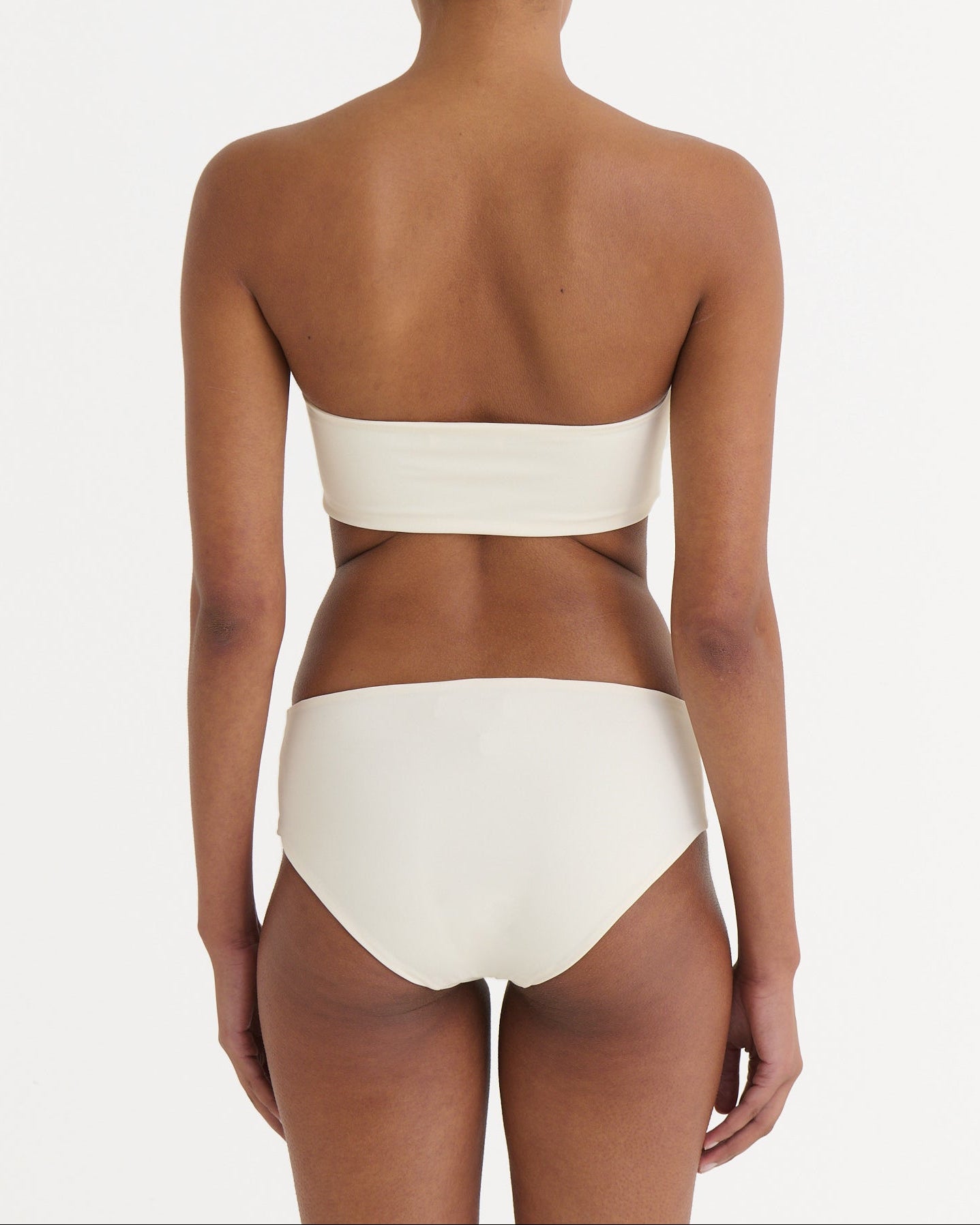 Mid waist brief, Cream