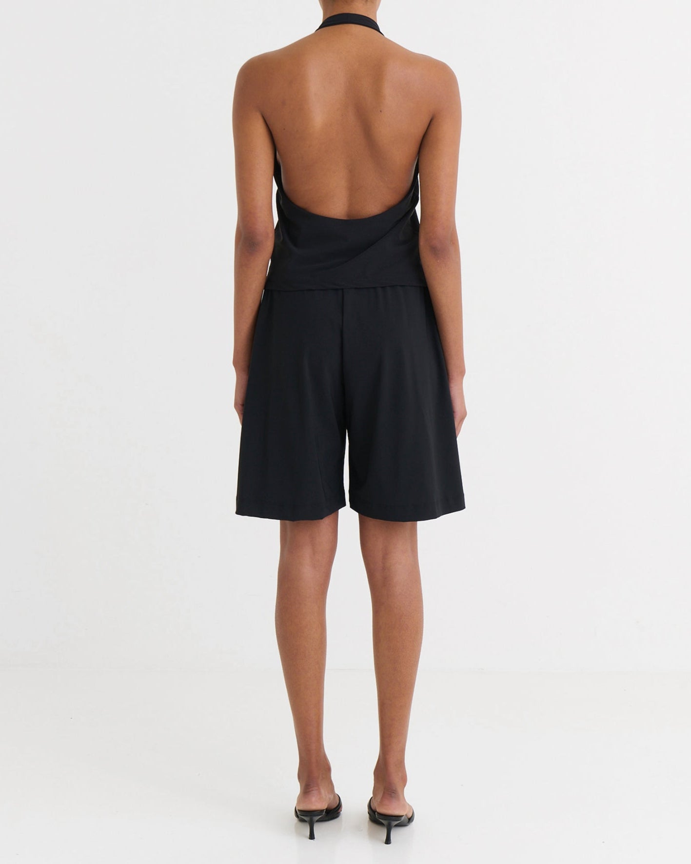 Wide fit shorts, Black