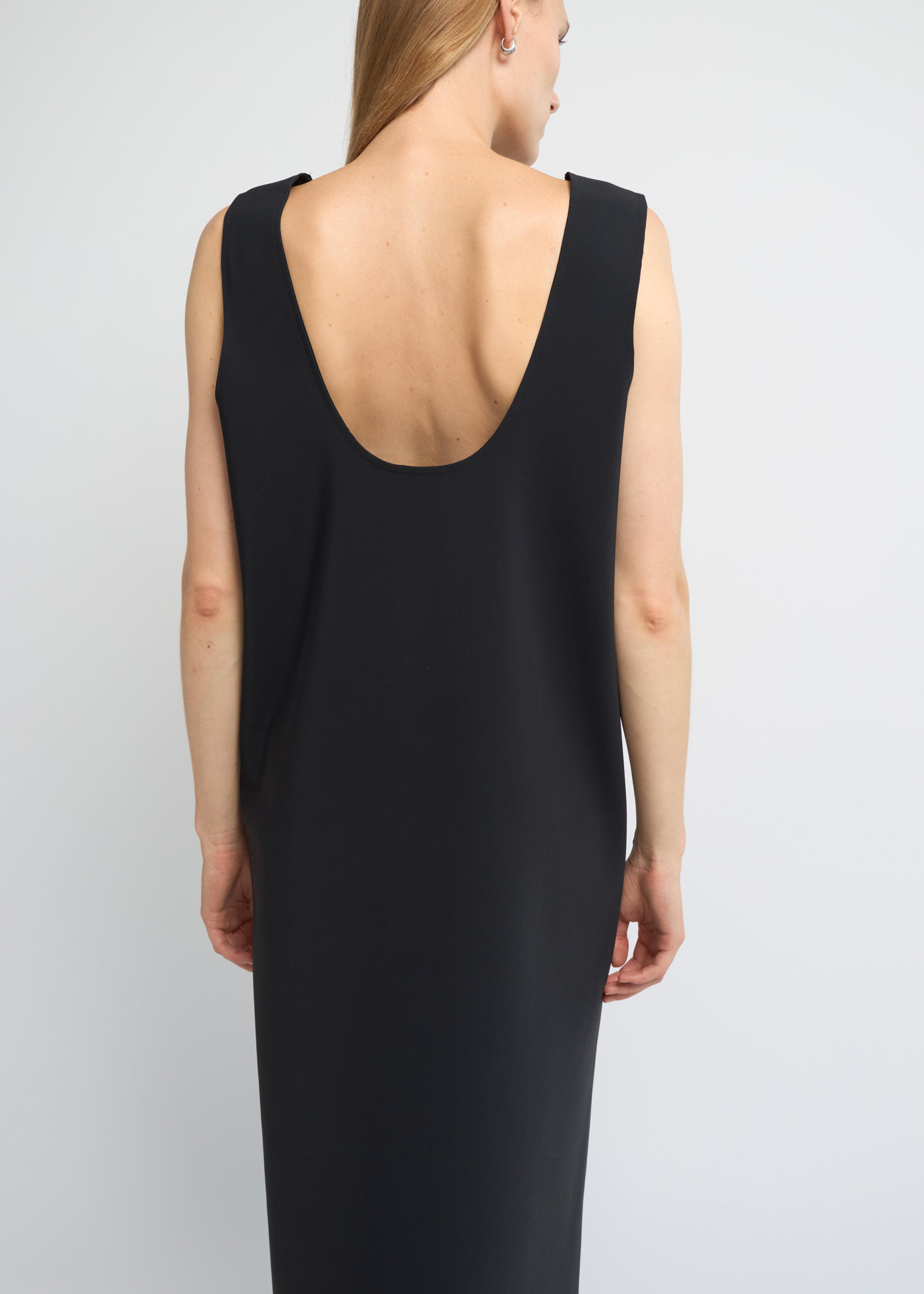 Structured midi dress, Black