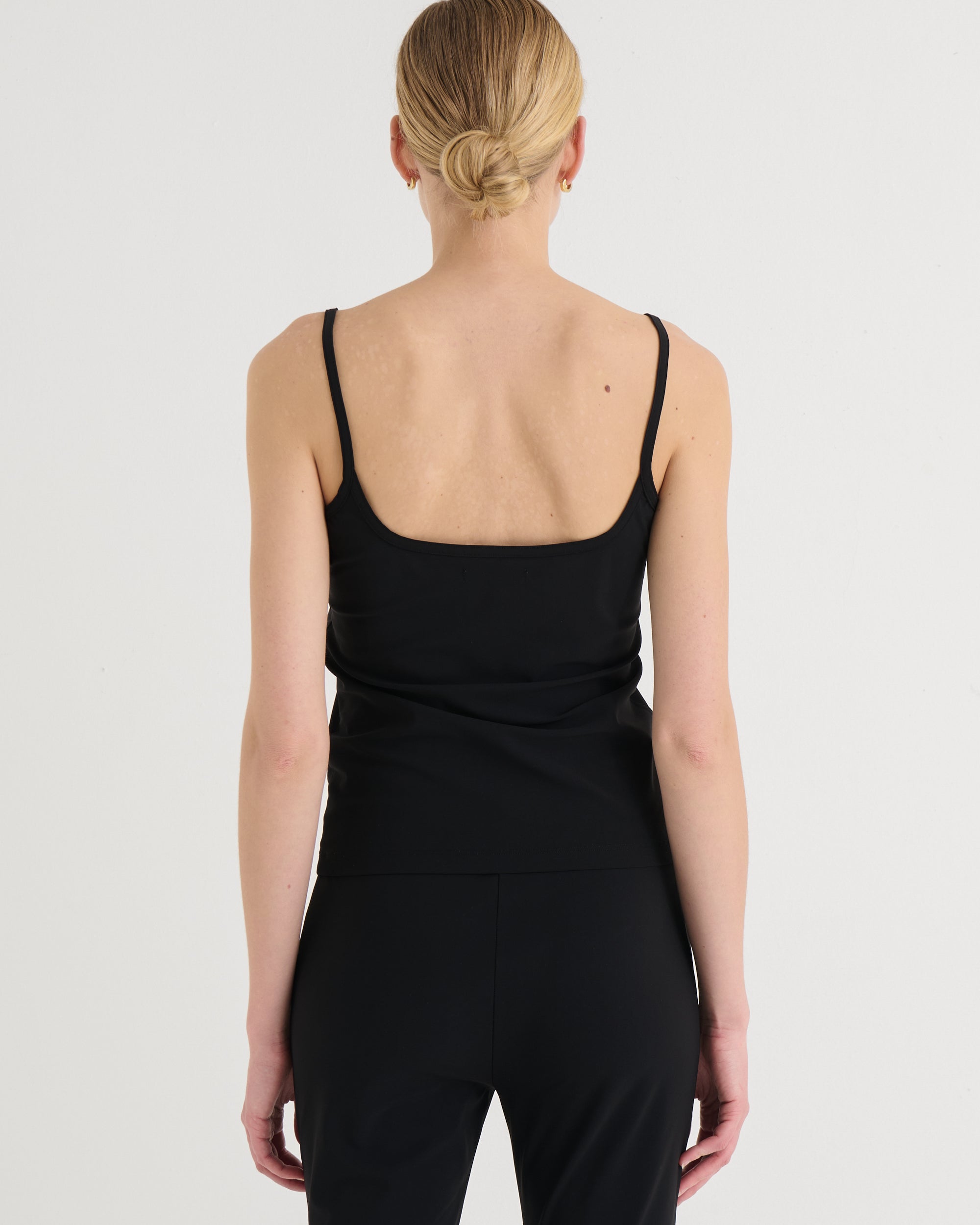 Spaghetti tank top, Black