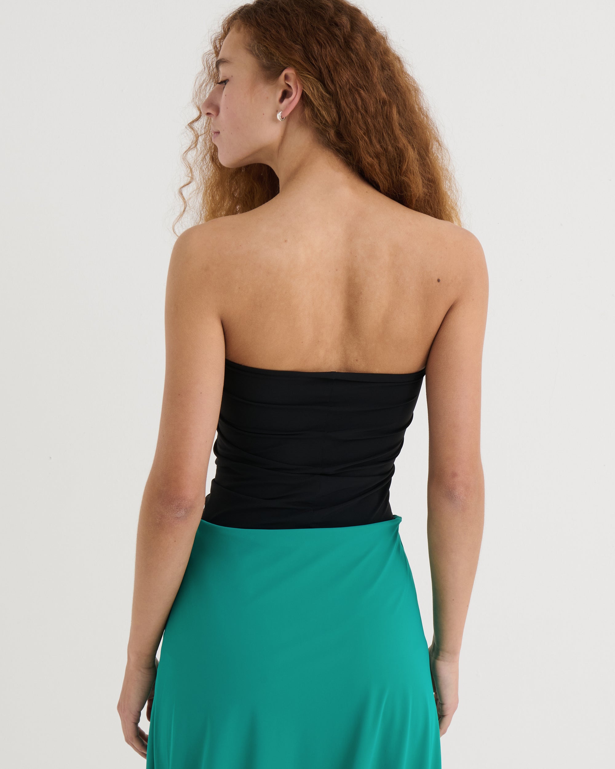 Strapless bandeau top, Black