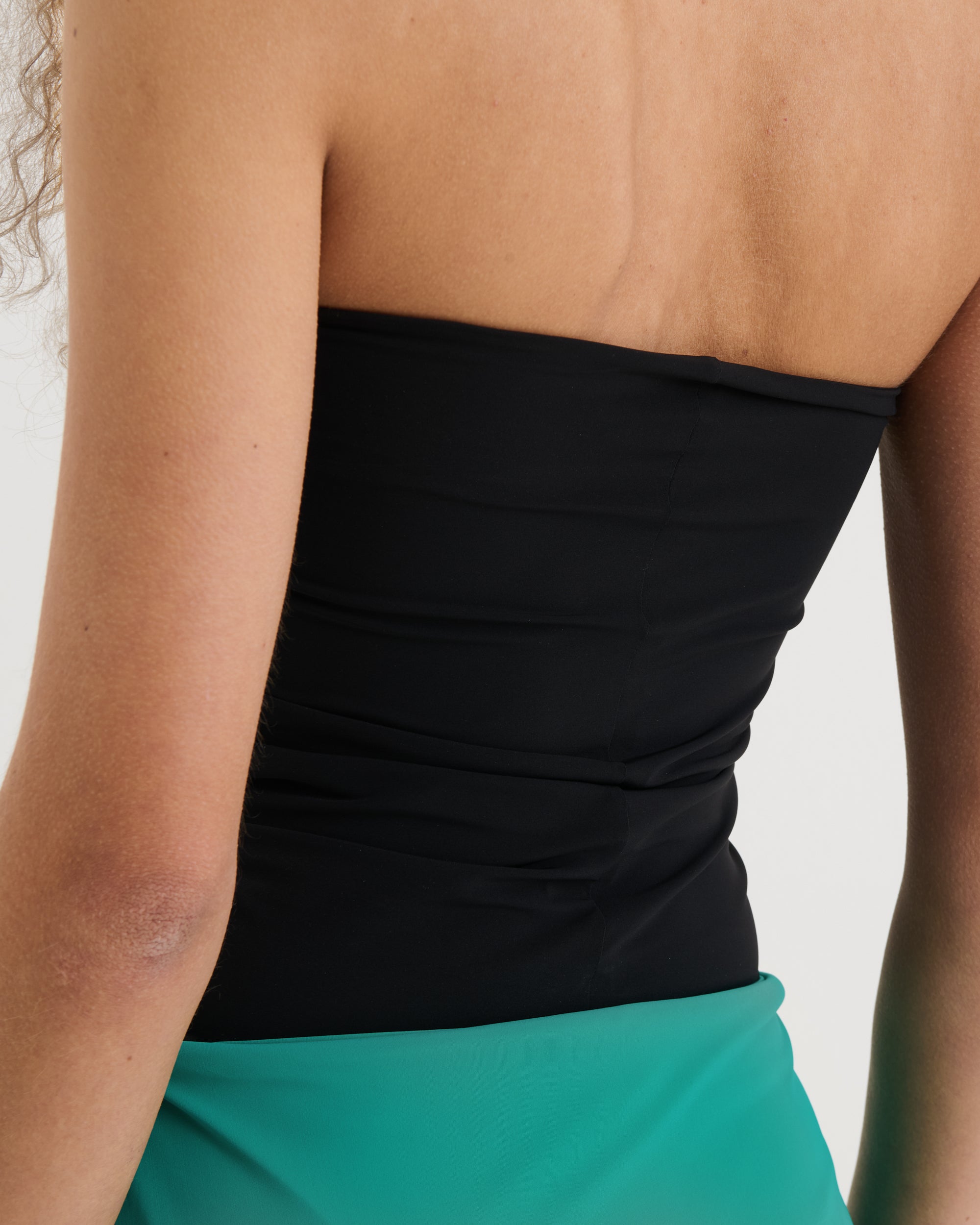 Strapless bandeau top, Black