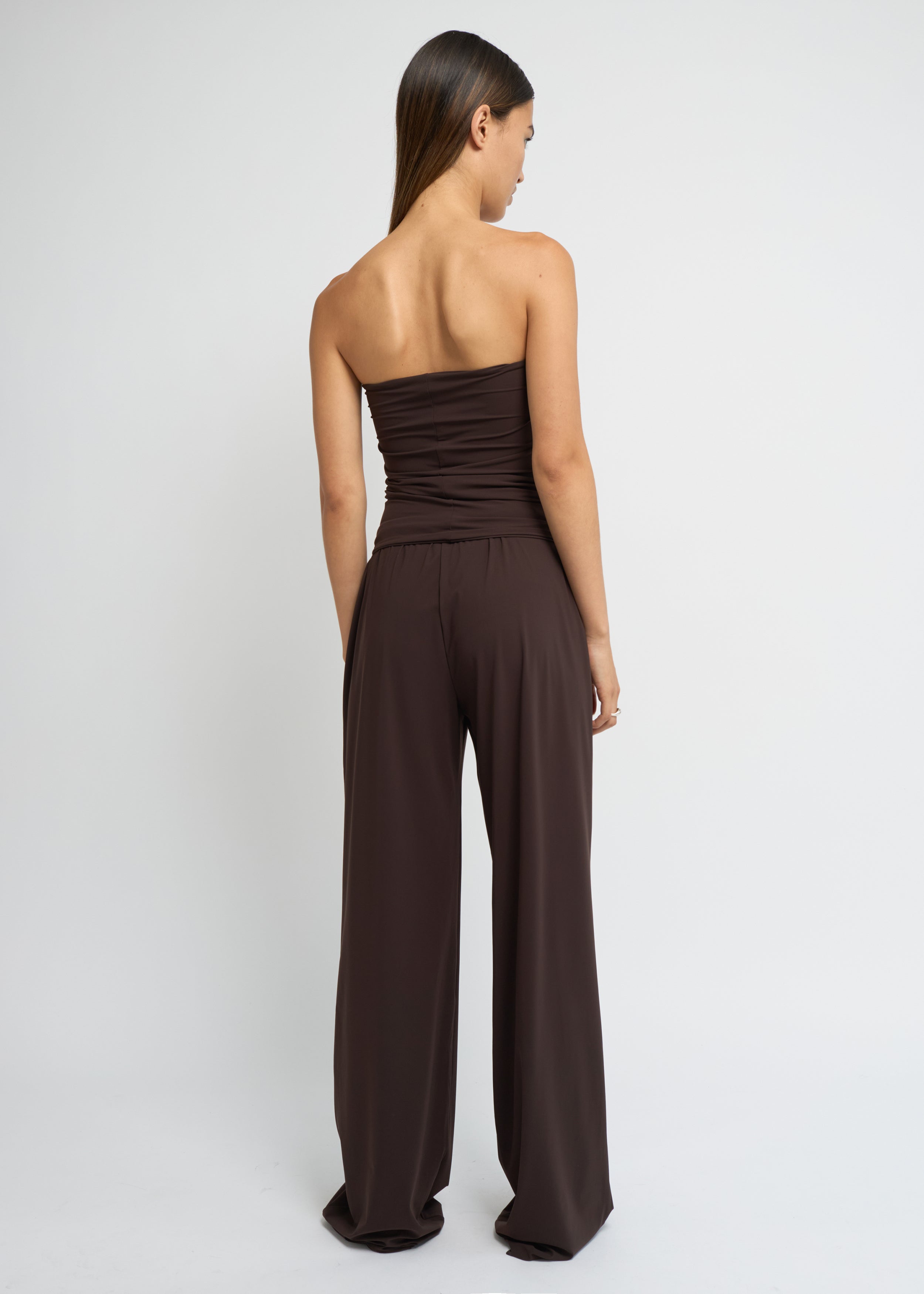 Cocoa wide fit pants with loose, relaxed silhouette