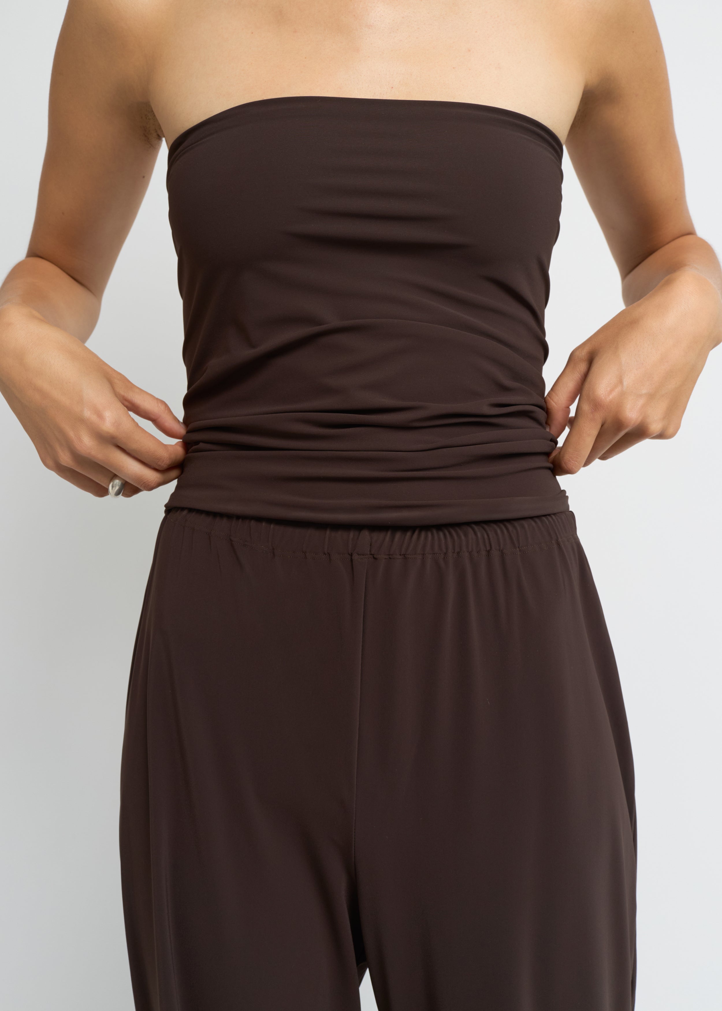 Cocoa wide fit pants with loose, relaxed silhouette