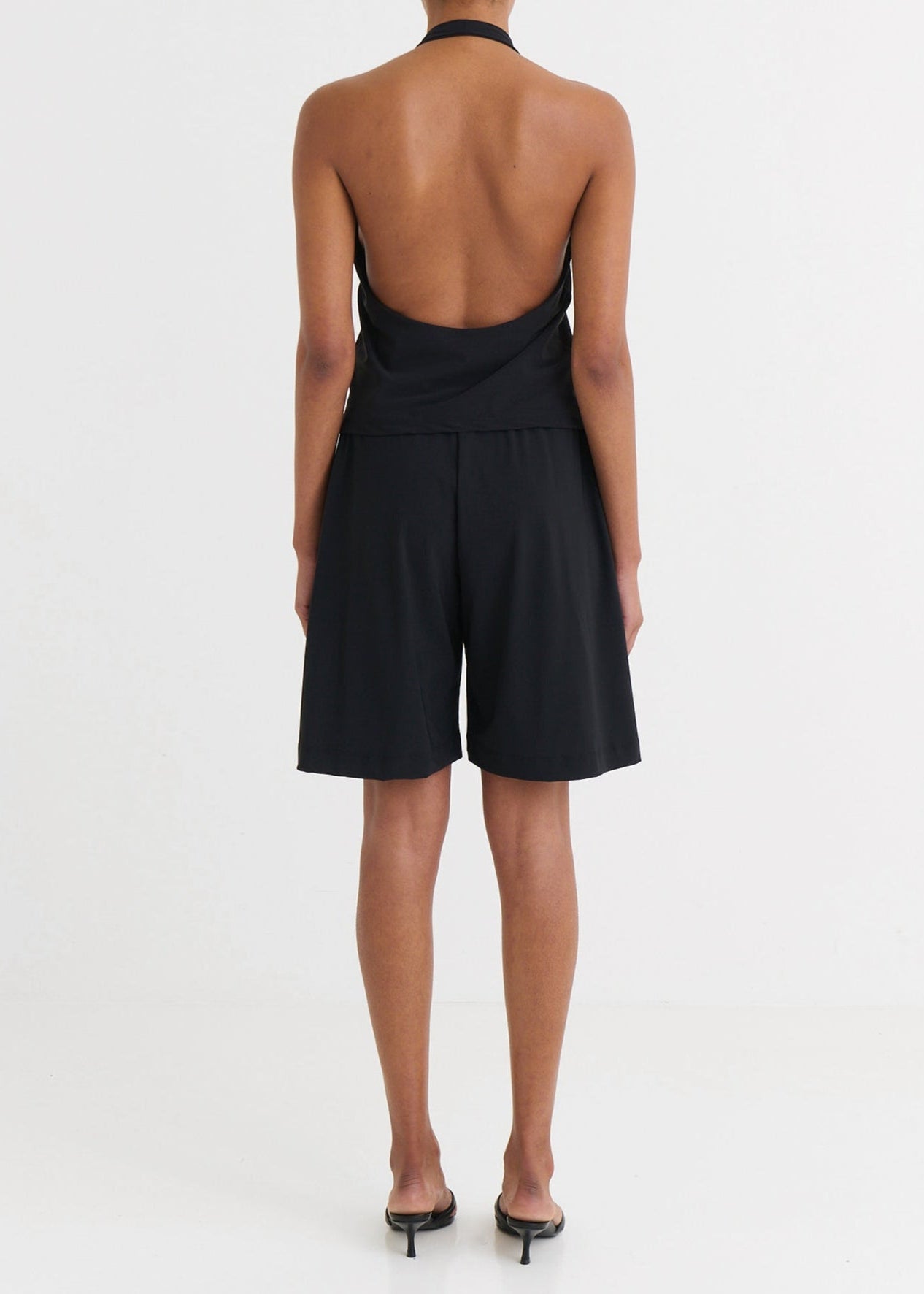 Wide fit shorts, Black