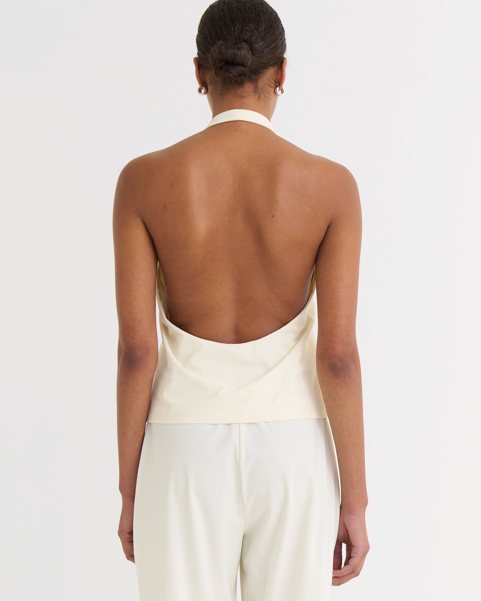 Halter top, Cream