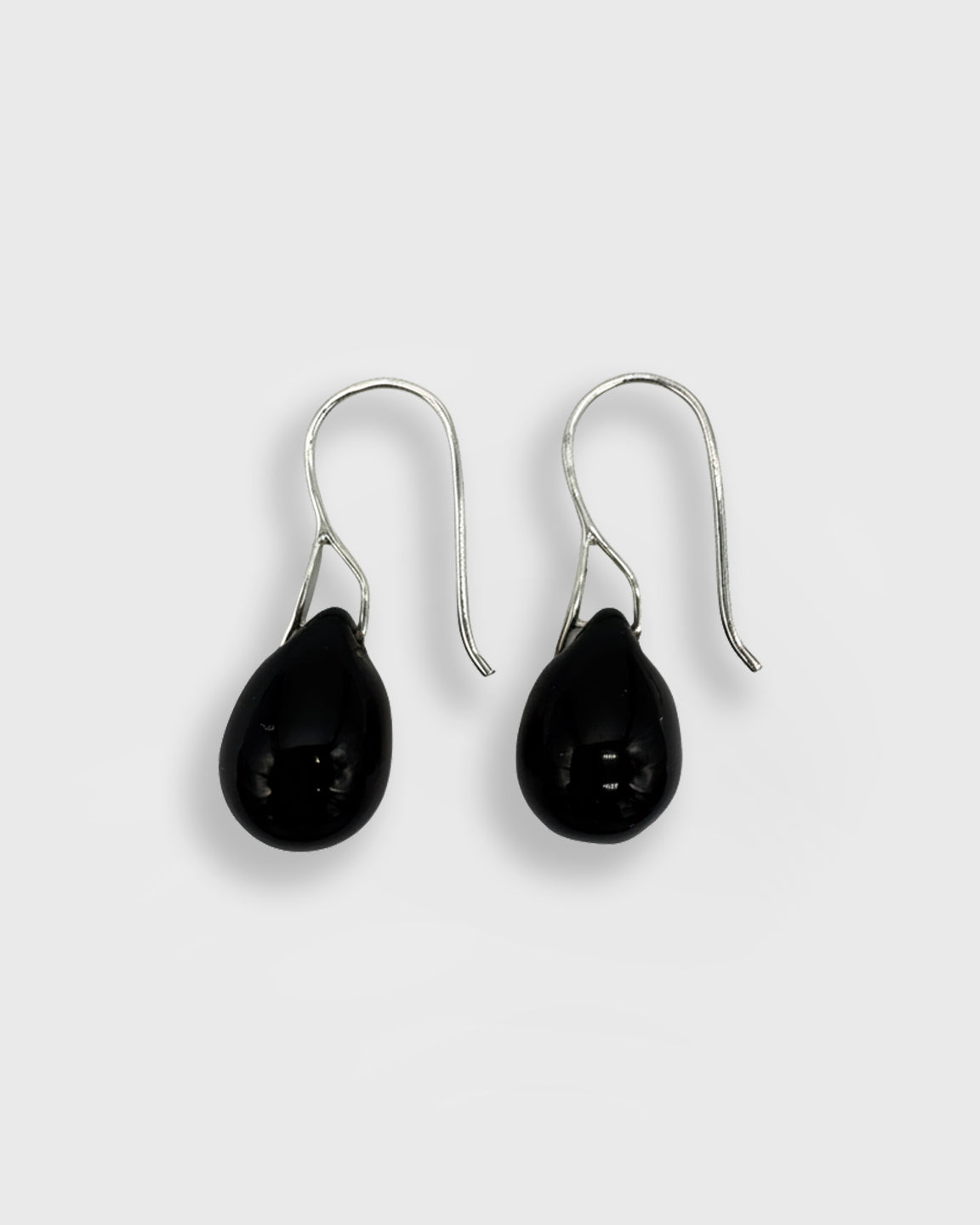 Gota midi earrings, Black