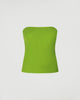 Strapless jersey bandeau top, Lime